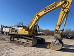 Used Excavator in yard